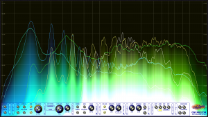 Oscarizor 2D 3D multi channel spectrum analyzer audio plug-in VST VST3 AU AAX Free blend mode 4