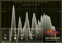 Oscarizor 2D 3D multi channel spectrum analyzer audio plug-in VST VST3 AU AAX Free free sizing