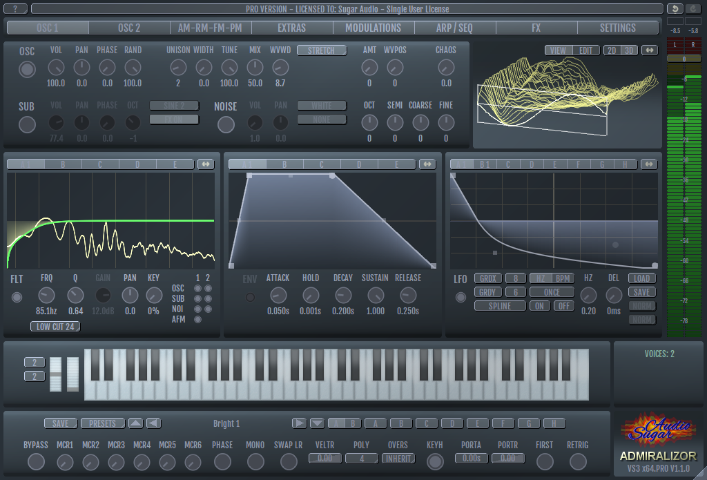 Admiralizor Wavetable Synthesizer