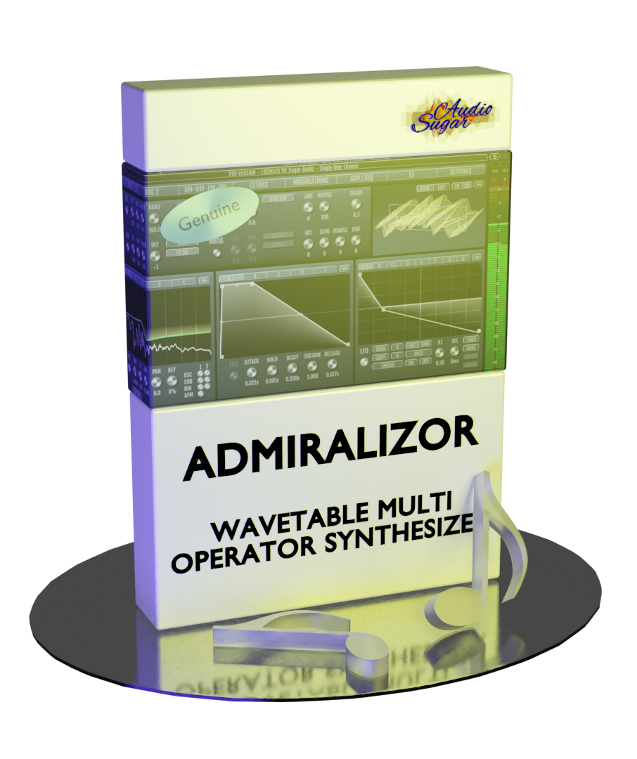 Sugar Audio releases Admiralizor – Wavetable Multi Operator Synthesizer